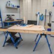 Kreg 32-in W x 35.65-in H Adjustable Anodized Aluminum Track, Steel Legs and Base Saw Horse (1100-lb Capacity) Kreg 32-in W x 35.65-in H Adjustable Anodized Aluminum Track, Steel Legs and Base Saw Horse (1100-lb Capacity)