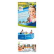 Intex 10' x 2.5' Circle 10" Deep Metal Frame Above Ground Pool