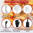 Outdoor Pizza Oven, Wood Fired Pizza Oven for Outside, Patio Pizza Maker with Pizza Stone