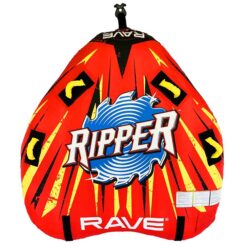 RAVE Sports 02918-RV-SMU Ripper 2 Rider Nylon Inflatable Towable Float, Red