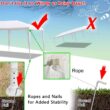 Ktaxon 10' x 30' Canopy Tent with 8 Side Walls for Party Wedding Camping and BBQ