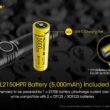Combo: NITECORE E4K Next generation Flashlight - 4400 Lumens w/NL2150HPi and NL2150HPR Batteries +UMS2 Intelligent Charger and Eco-Sensa USB Cord