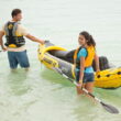 Intex Explorer K2 Inflatable Kayak with Oars and Hand Pump
