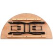 Flash Furniture 4-Foot Half-Round Wood Folding Banquet Table Flash Furniture 4-Foot Half-Round Wood Folding Banquet Table