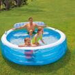 Intex 7.33ft x 30in Swim Center Inflatable Pool with Built In Bench (2 Pack)
