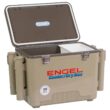Engel Coolers 30 Quart Leak Proof Insulated Cooler Drybox with 4 Rod Holders