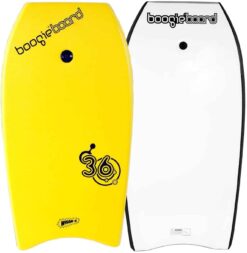 Wham-O Boogieboard 36" - Phuzion Core - XPE Deck - HDPE bottom - Crescent tail - Includes wrist leash- Surfing Waves Ocean Summer Fun Beach Man & Woman Water Body Board
