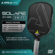 JOOLA Solaire CFS 14mm Swift Pickleball Paddle, Carbon Racket with Spin, Power, & Control JOOLA Solaire CFS 14mm Swift Pickleball Paddle, Carbon Racket with Spin, Power, & Control