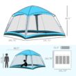 Outsunny 12' x 12' Screen House Room, 8 Person Camping Tent w/ Carry Bag and 4 Mesh Walls for Hiking, Backpacking, and Traveling, Easy Set Up Outsunny 12' x 12' Screen House Room, 8 Person Camping Tent w/ Carry Bag and 4 Mesh Walls for Hiking, Backpacking, and Traveling, Easy Set Up