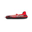 Airhead Mach 1 Inflatable Single Rider Towable Lake Ocean Water Tube Float, Red Airhead Mach 1 Inflatable Single Rider Towable Lake Ocean Water Tube Float, Red