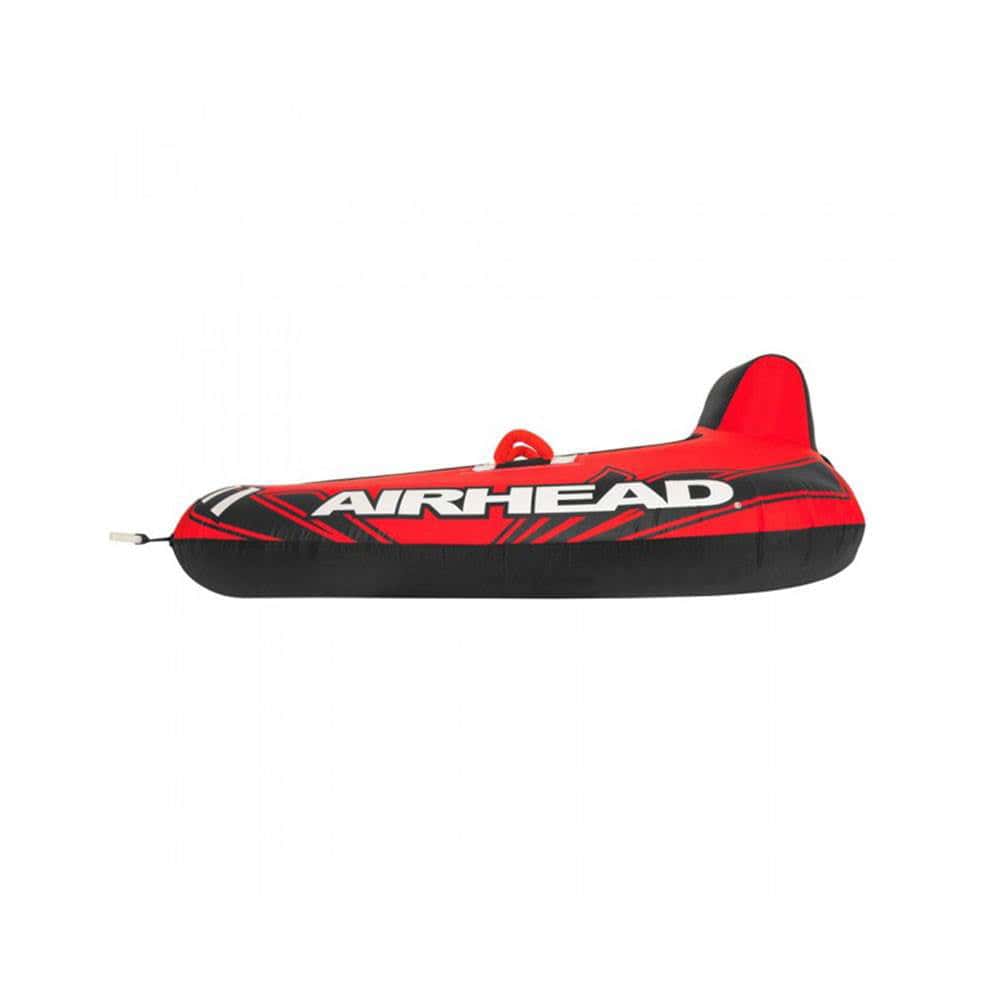 Airhead Mach 1 Inflatable Single Rider Towable Lake Ocean Water Tube Float, Red Airhead Mach 1 Inflatable Single Rider Towable Lake Ocean Water Tube Float, Red - Image 2