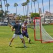 GoSports Regulation Lacrosse Net with Steel Frame - Only Truly Portable Lacrosse Goal for Kids and Adults, Backyard Setup and Takedown in Minutes