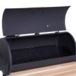 48" Steel Portable Backyard Charcoal BBQ Grill and Offset Smoker Combo Backyard 48" Steel Portable Backyard Charcoal BBQ Grill and Offset Smoker Combo Backyard