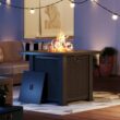 Devoko 28" Square 50000 BTU Propane Fire Pit Table