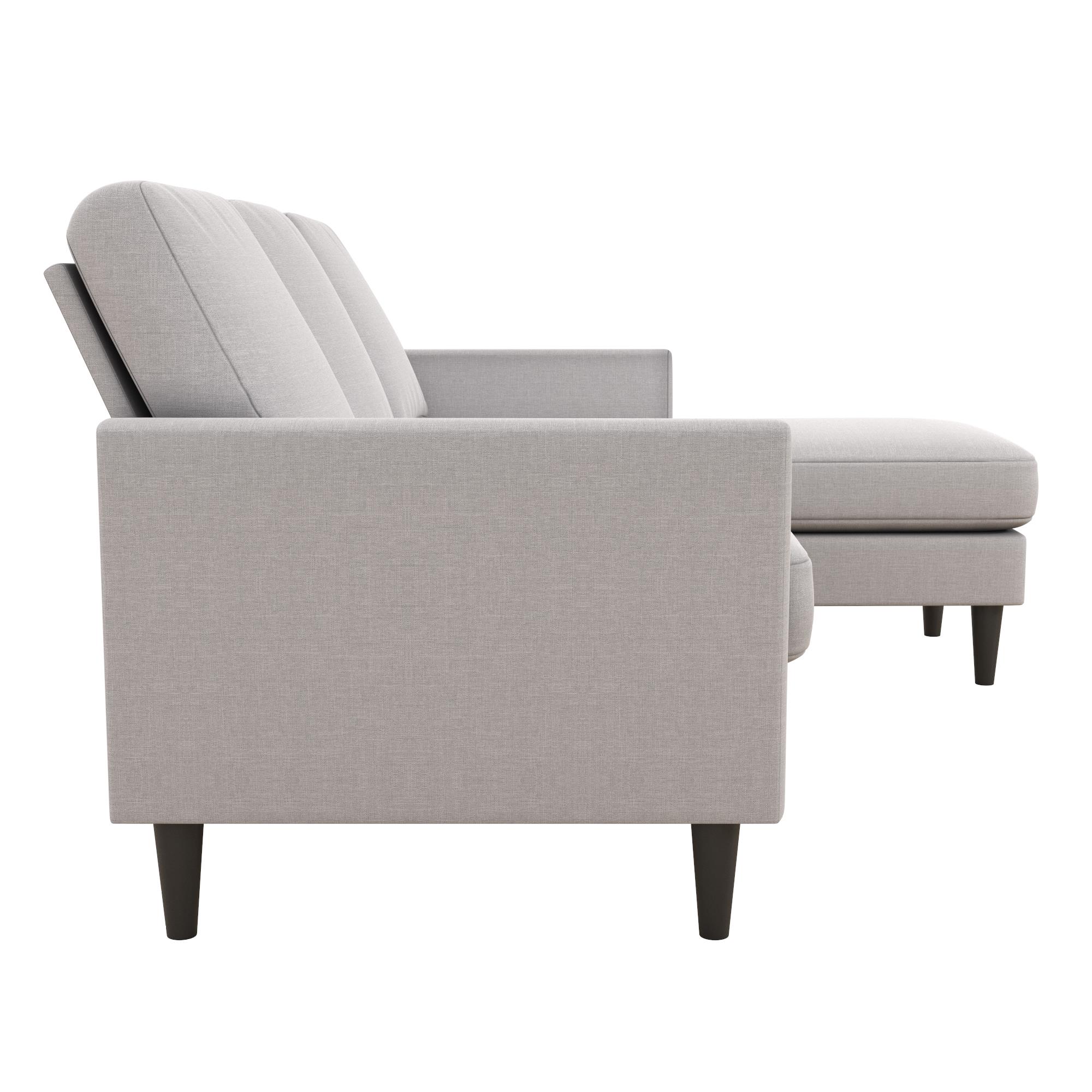 Mr. Kate Winston Reversible Sofa Sectional, Light Gray Linen Mr. Kate Winston Reversible Sofa Sectional, Light Gray Linen - Image 11
