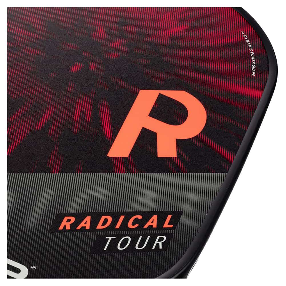 Head Radical Tour Pickleball Paddle Grey and Orange ( ) Head Radical Tour Pickleball Paddle Grey and Orange ( ) - Image 4