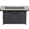 HEATMAXX 42 in. 60,000BTU Fire Pit Propane Gas Fire Pit Table Rectangular Tabletop