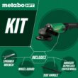 Metabo HPT 5-in Trigger Switch Corded Angle Grinder