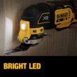 DEWALT XR 8-Piece Brushless 20-volt Max 3-speed Oscillating Multi-Tool Kit with Soft Case (1-Battery Included)