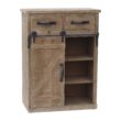 Parisloft 24-in W x 32-in H Wood Composite Rustic Brown Freestanding Utility Storage Cabinet