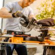 WORX POWER SHARE 7-1/4-in 0.1-Amp Single Bevel Sliding Compound Cordless Miter Saw (Cordless) WORX POWER SHARE 7-1/4-in 0.1-Amp Single Bevel Sliding Compound Cordless Miter Saw (Cordless)