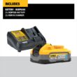 DEWALT POWERSTACK 20-Volt 5 Amp-Hour; Lithium-ion Power Tool Battery and Charger (Charger Included)