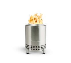 Solo Stove Mesa Tabletop Fire Pit with Stand, Low Smoke Outdoor Mini Fire, Stainless Steel, With Travel Bag, 6.9 x 5.1 in, 1.4lbs