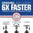 Dremel 56-Piece Variable Speed Corded 1.6-Amp Multipurpose Rotary Tool with Hard Case