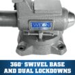 Wilton 4-1/2-in Cast Iron Mechanics pro Bench Vise