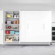 Prepac HangUps 36-in W x 72-in H Wood Composite White Wall-mount Utility Storage Cabinet