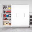 Prepac HangUps 30-in W x 72-in H Wood Composite White Wall-mount Utility Storage Cabinet Prepac HangUps 30-in W x 72-in H Wood Composite White Wall-mount Utility Storage Cabinet