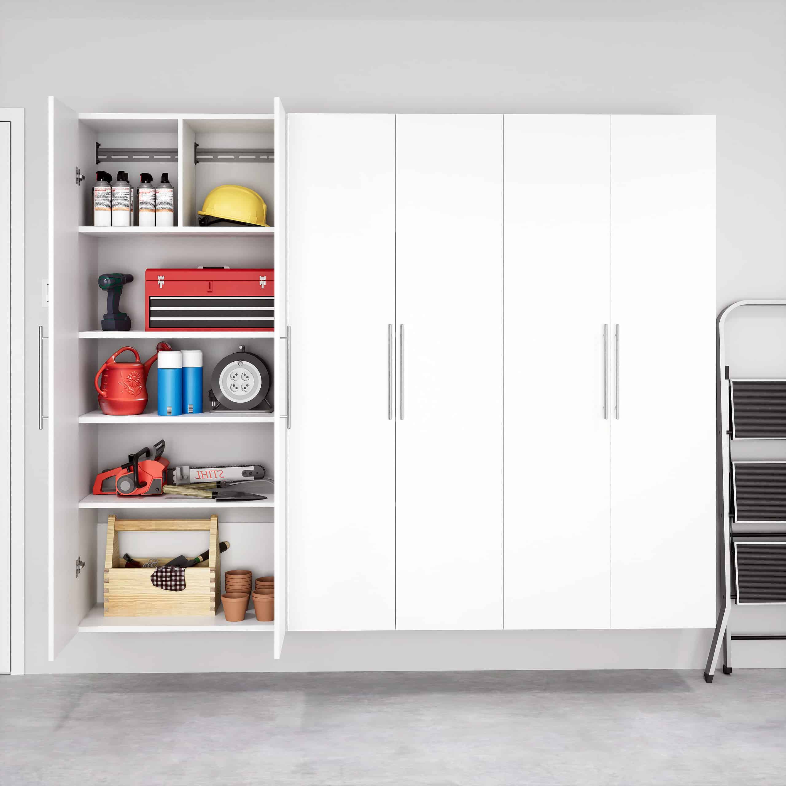 Prepac HangUps 30-in W x 72-in H Wood Composite White Wall-mount Utility Storage Cabinet Prepac HangUps 30-in W x 72-in H Wood Composite White Wall-mount Utility Storage Cabinet - Image 9