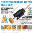 Spyder 18-Piece Carbide-tipped Arbored Hole Saw Set