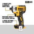 DEWALT XR 20-volt Max 1/4-in Variable Speed Brushless Cordless Impact Driver (2-Batteries Included) DEWALT XR 20-volt Max 1/4-in Variable Speed Brushless Cordless Impact Driver (2-Batteries Included)