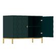 Clihome 2-Door Storage Cabinets 39.75-in W x 26.25-in H Wood Composite Green Freestanding Utility Storage Cabinet