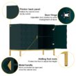 Clihome 2-Door Storage Cabinets 39.75-in W x 26.25-in H Wood Composite Green Freestanding Utility Storage Cabinet