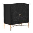 Clihome 2-Door Storage Cabinets 29.63-in W x 31.63-in H Wood Composite Black Freestanding Utility Storage Cabinet