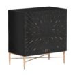Clihome 2-Door Storage Cabinets 29.5-in W x 32-in H Wood Composite Black Freestanding Utility Storage Cabinet