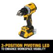 DEWALT 20V MAX XR Brushless Cordless 1/2 in. Drill/Driver and 1/4-in Impact Driver Kit