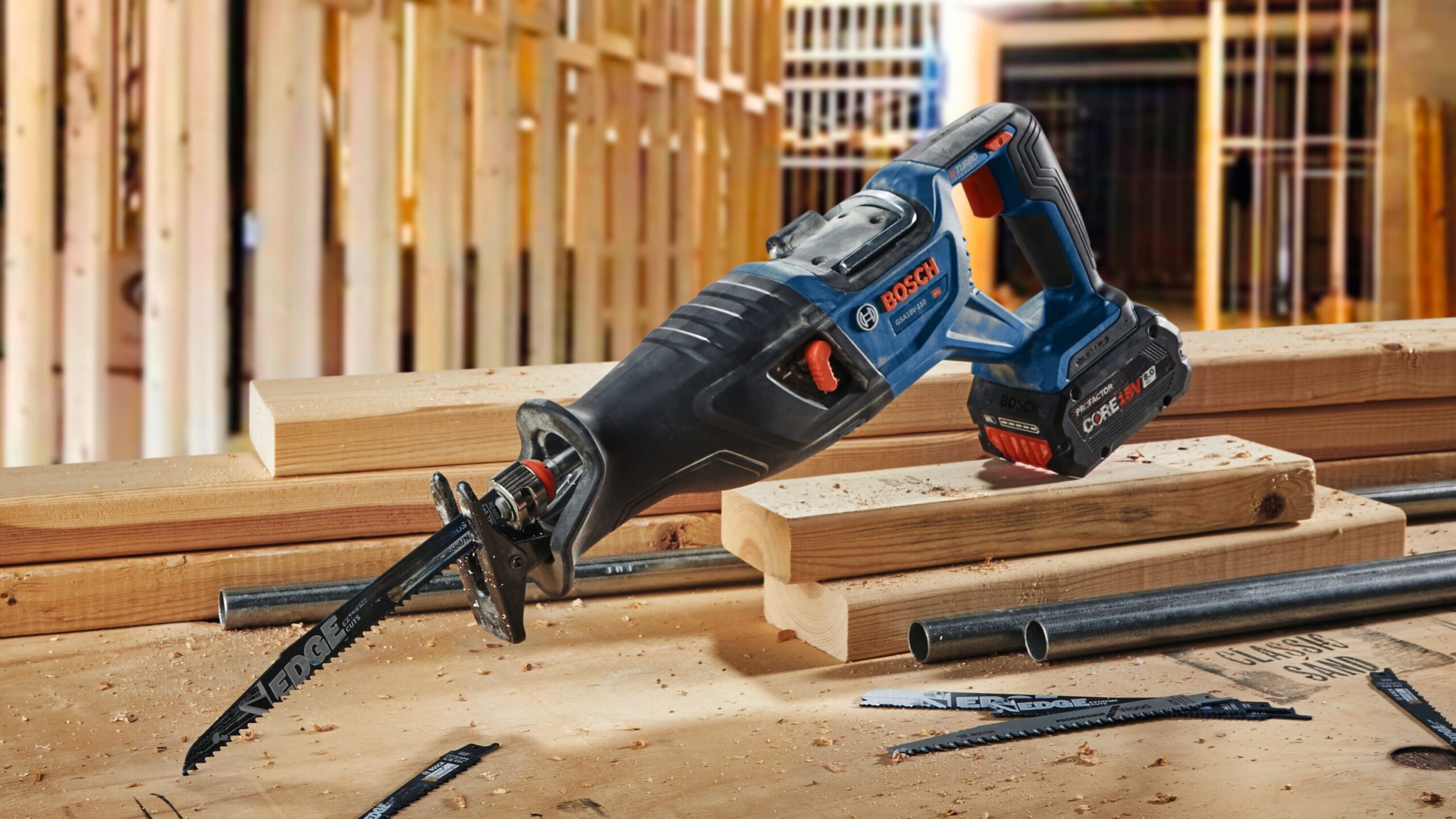 Bosch Core18V Variable Speed Brushless Cordless Reciprocating Saw (Charger Included and Battery Included) Bosch Core18V Variable Speed Brushless Cordless Reciprocating Saw (Charger Included and Battery Included) - Image 9