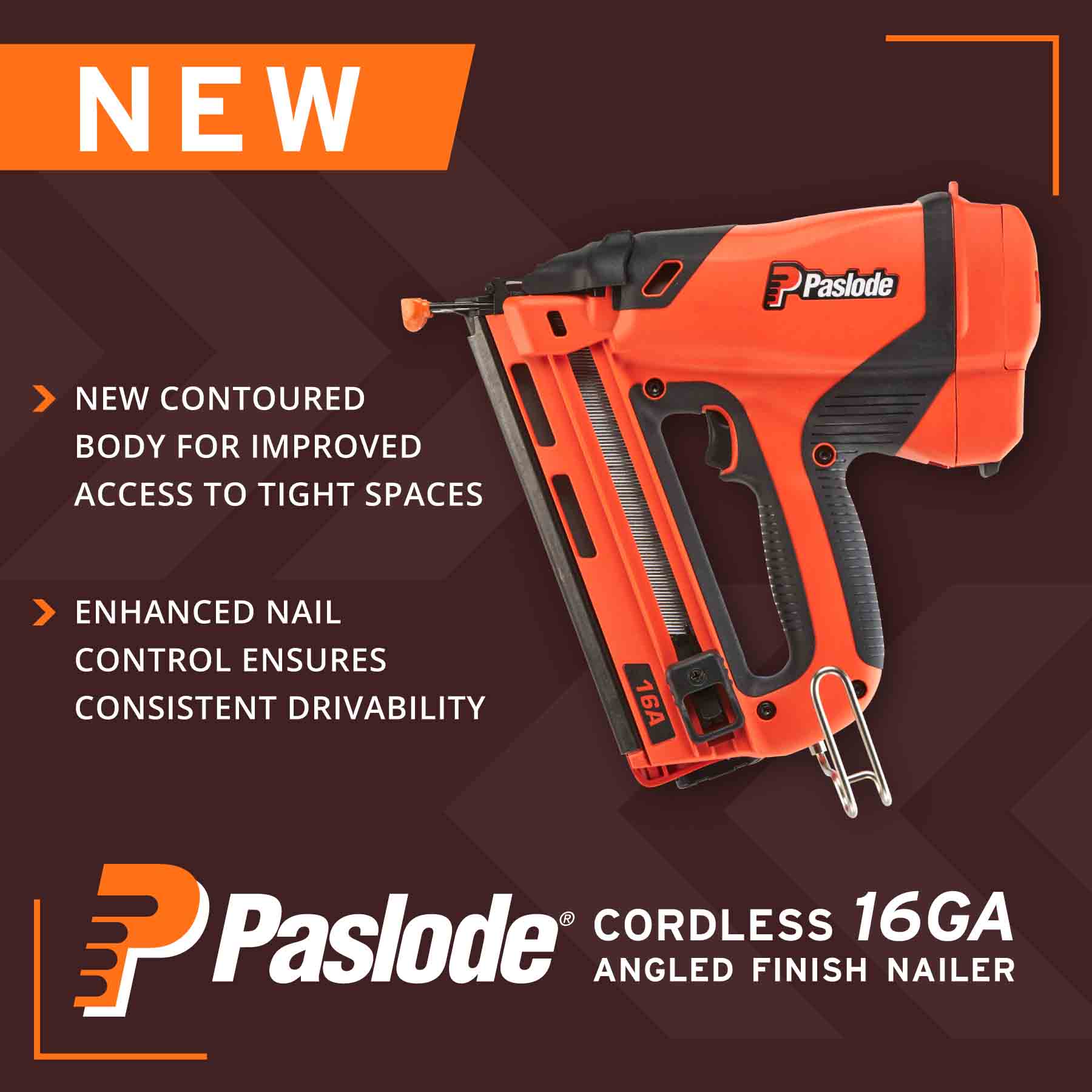 Paslode Angled 2.5-in 16-Gauge Cordless Finish Nailer (Battery & Charger Included) Paslode Angled 2.5-in 16-Gauge Cordless Finish Nailer (Battery & Charger Included) - Image 2