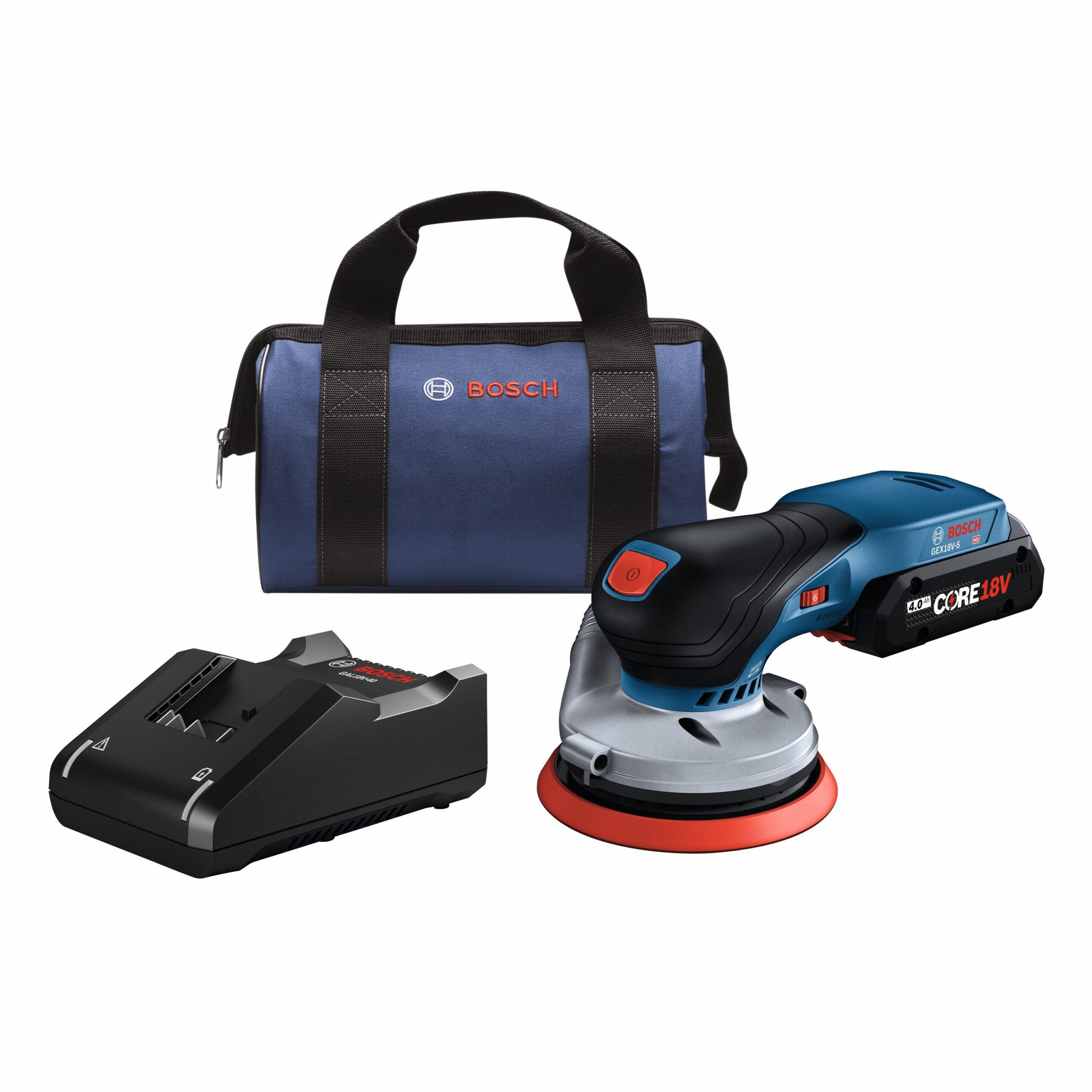 Bosch 18-Volt 4-Amp Brushless Cordless Orbital Sander with Dust Management (Battery Included) Bosch 18-Volt 4-Amp Brushless Cordless Orbital Sander with Dust Management (Battery Included)