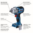 Bosch Variable Speed Brushless 1/2-in square Drive Cordless Impact Wrench (Yes (2 Batteries)