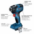 Bosch Core18V 1/4-in Variable Speed Brushless Cordless Impact Driver (1-Battery Included)