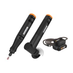 WORX POWER SHARE 46-Piece Variable Speed Corded 20-volt Max Multipurpose Rotary Tool with Soft Case