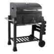 GRILLFEST 24-in W Black Charcoal Grill