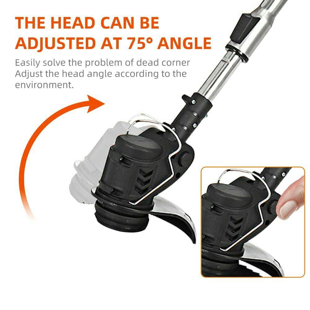 Cordless Weed Wacker Brush Cutter Battery Powered Electric Weed Eater Lightweight for Home Garden Lawn Yard Bush Trimming & Pruning(2 Batteries) Cordless Weed Wacker Brush Cutter Battery Powered Electric Weed Eater Lightweight for Home Garden Lawn Yard Bush Trimming & Pruning(2 Batteries) - Image 3