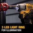 DEWALT XTREME 12-volt Max Variable Speed Brushless 3/8-in Drive Cordless Impact Wrench (Battery Included)