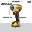 DEWALT XTREME 12-volt Max Variable Speed Brushless 3/8-in Drive Cordless Impact Wrench (Battery Included)
