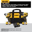 DEWALT XTREME 2-Tool 12V MAX XR Brushless DrilI/Impact Driver with Bag (2-Batteries and Charger Included)
